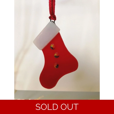 Small stocking Xmas decoration